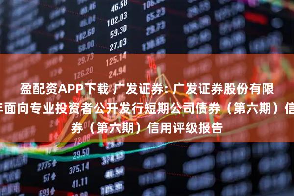 盈配资APP下载 广发证券: 广发证券股份有限公司2025年面向专业投资者公开发行短期公司债券（第六期）信用评级报告