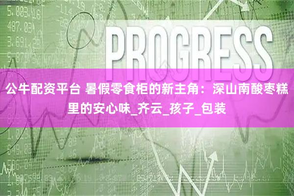 公牛配资平台 暑假零食柜的新主角:深山南酸枣糕里的安心味_齐云_孩子_包装