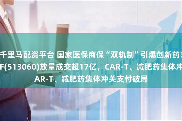 千里马配资平台 国家医保商保“双轨制”引爆创新药！恒生医疗ETF(513060)放量成交超17亿，CAR-T、减肥药集体冲关支付破局